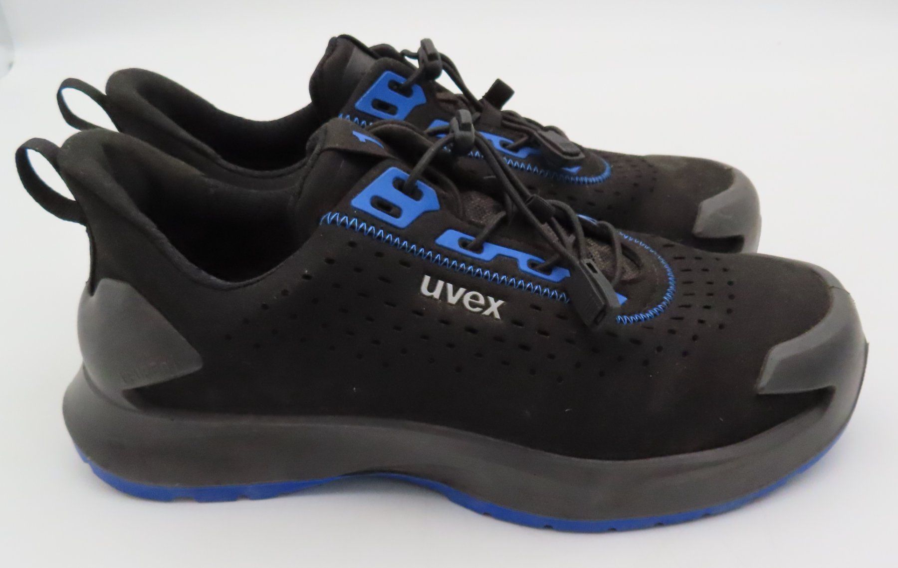 Uvex Scarpe da uomo: Schwarz-Blaue Arbeitsschuhe – Usato da Reinach BL venduto da WBZ-Flohmarkt 6