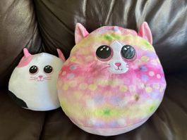 Set de deux peluches TY "squishmalow"