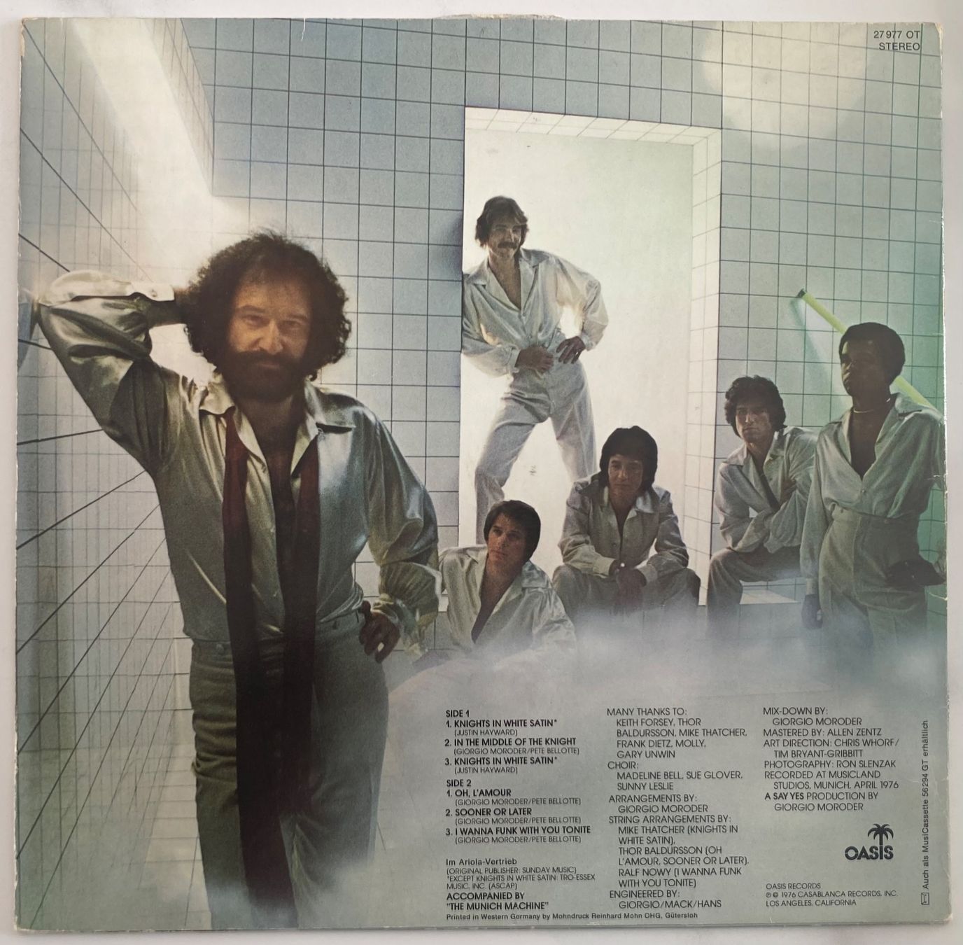 Dischi in vinile: GIORGIO MORODER - KNIGHTS IN WHITE SATIN – Usato da Poliez-Pittet venduto da Newtown-Records 1