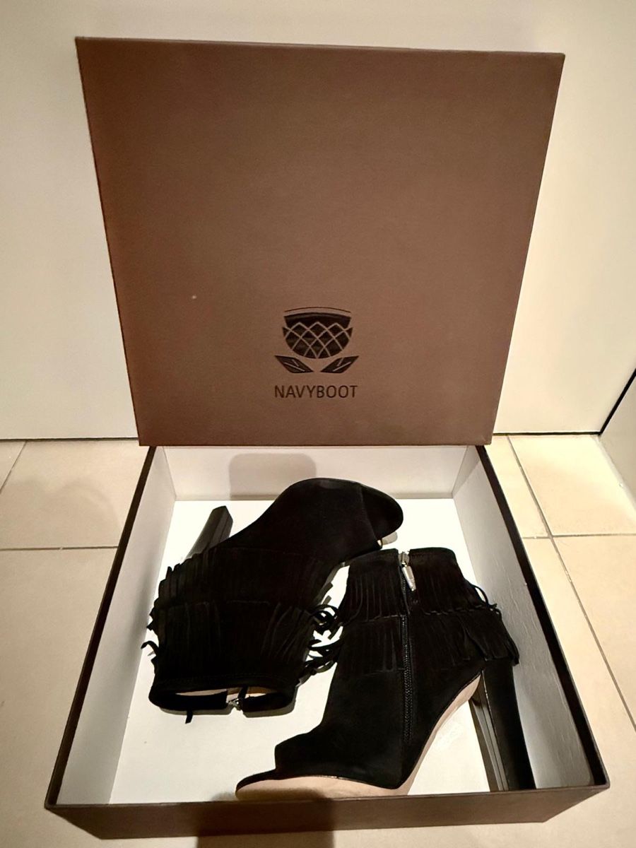 Navyboot Damenschuhe: Paar Navyboot Peeptoe ankle boots Gr. 37 – Neu (gemäss Beschreibung) aus Wabern von MLPYAQ1027 1