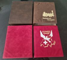 2 Luxusalben "Schweiz Spezial" + CH Bahnpost Stempel