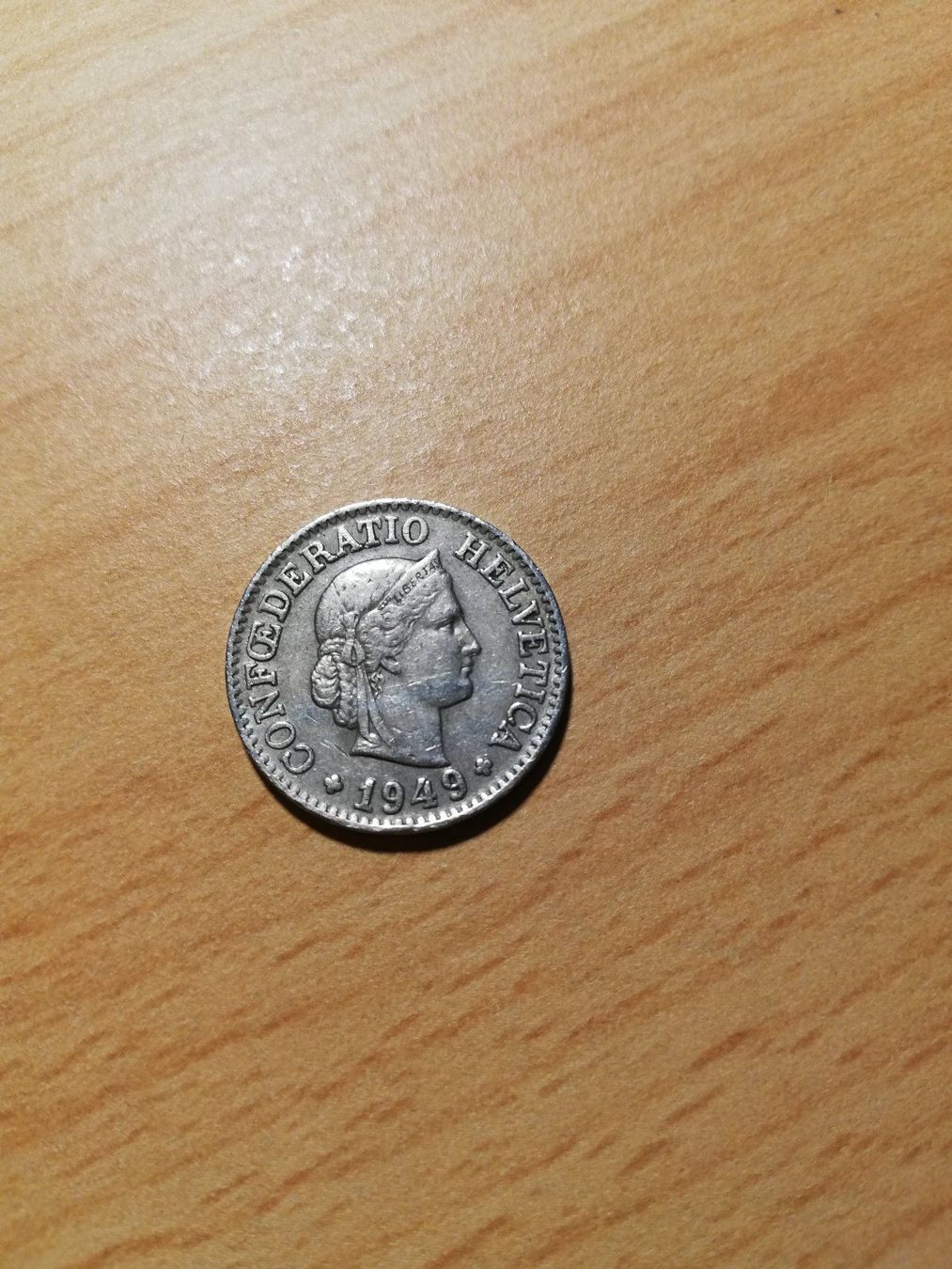 Tutti le monete: 10 Rappen 1949 - Schweiz – Usato da Lamone venduto da ken_8y7h 1