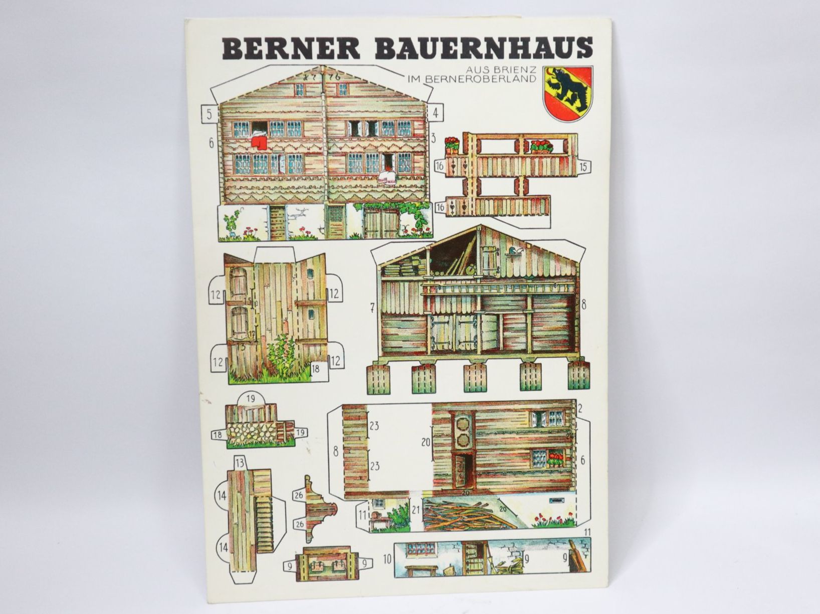 Kit bricolage: Bastelbogen Berner Haus, Modellbogen – Nuovo (secondo la descrizione) da Eschenbach SG venduto da Astalavista