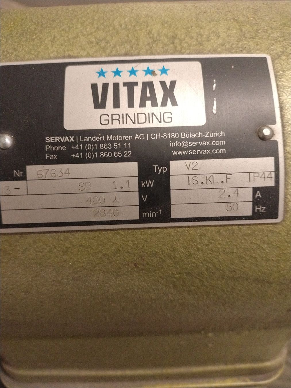 Vitax Smerigliatrici & Lucidatrici: VITAX Ständerschleifmaschine  – Usato da Brüttisellen venduto da Grorbas 1