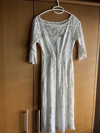 Umstandsbrautkleid weiss 36/38 Tiffany Rose
