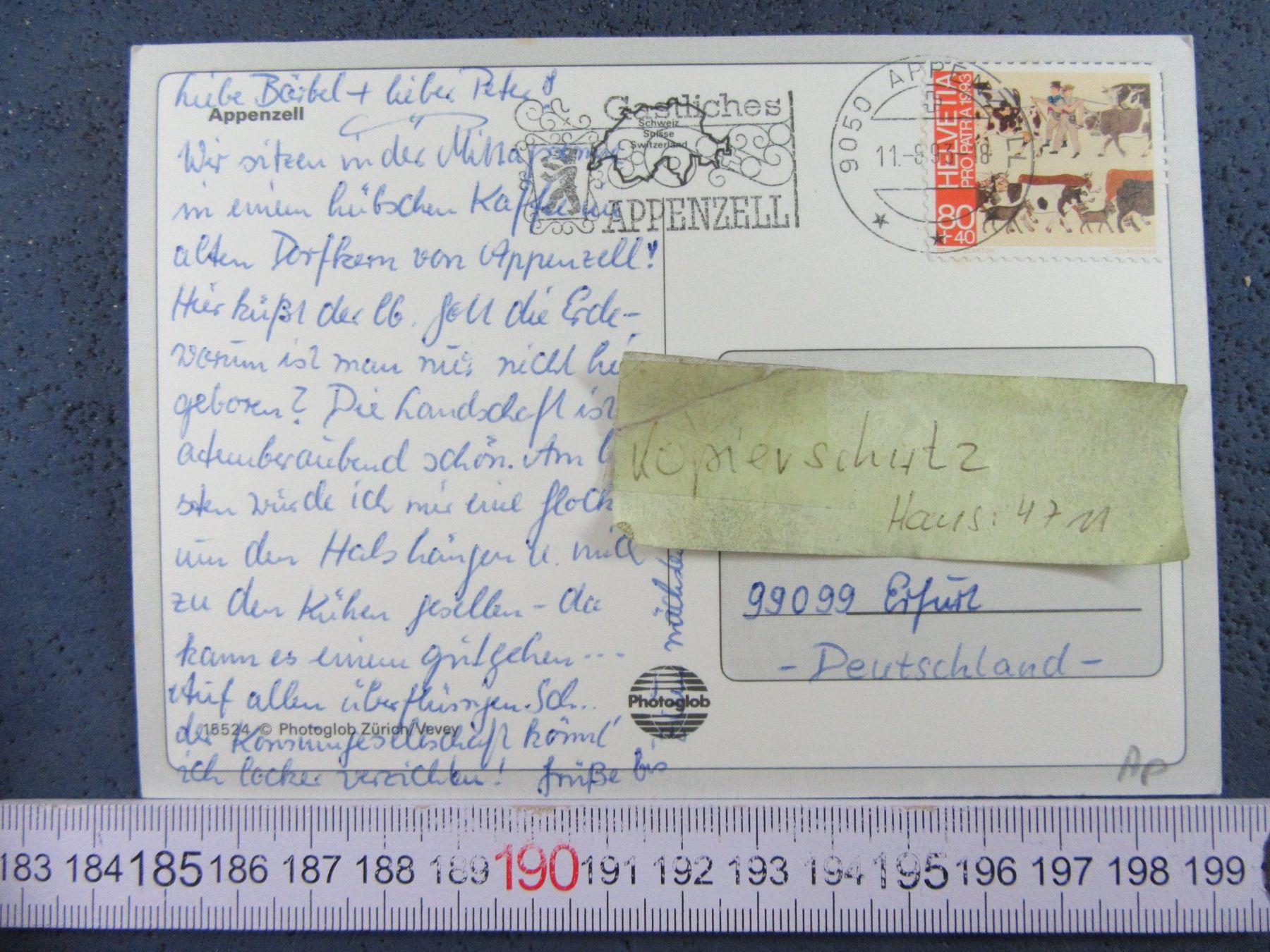 Cartoline postali: GRÜEZI APPENZELL AK AP – Usato da Ettingen venduto da Hausi4711 1