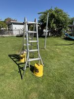 Teleskop-Gelenkleiter 2x5 Sprossen