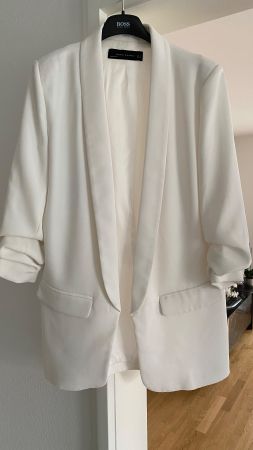 Zara Blazer in Weiss Gr. S