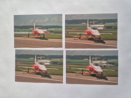 4 Fotos Flugzeuge Patrouille Suisse F-5 Tiger II 🇨🇭
