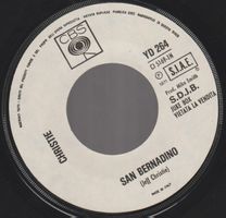 7 " juke box promo CHRISTIE / I PROFETI SAN BERNARDINO / NON