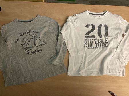 2 Langarmshirts Vertbaudet Gr. 108