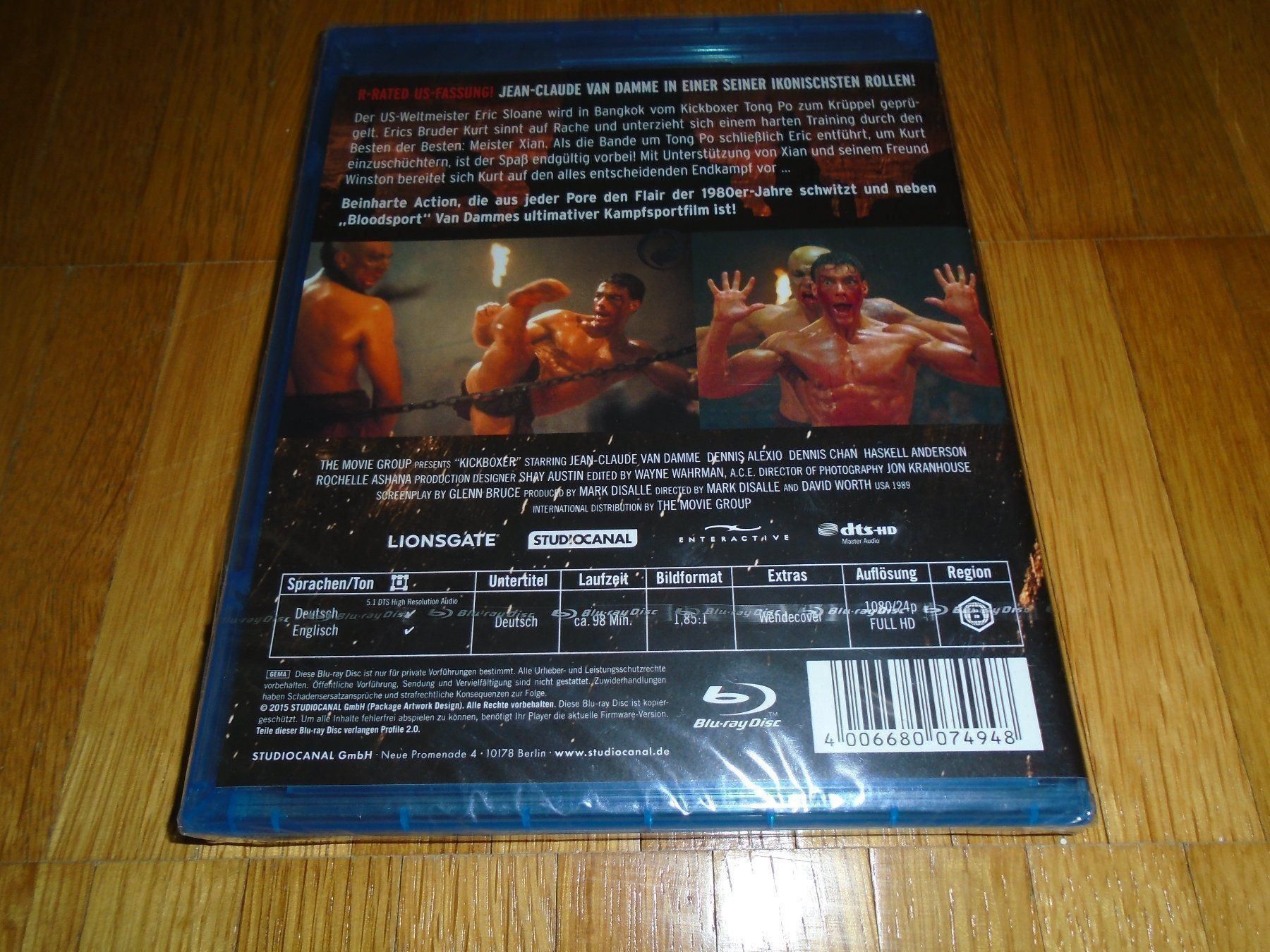 Tutti i DVDs: Kickboxer - BLU-RAY - UNCUT – Nuovo e nell'imballaggio originale da Basel venduto da havsok 1