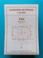 1234 Vals🌞1:25'000 Landeskarte der Schweiz