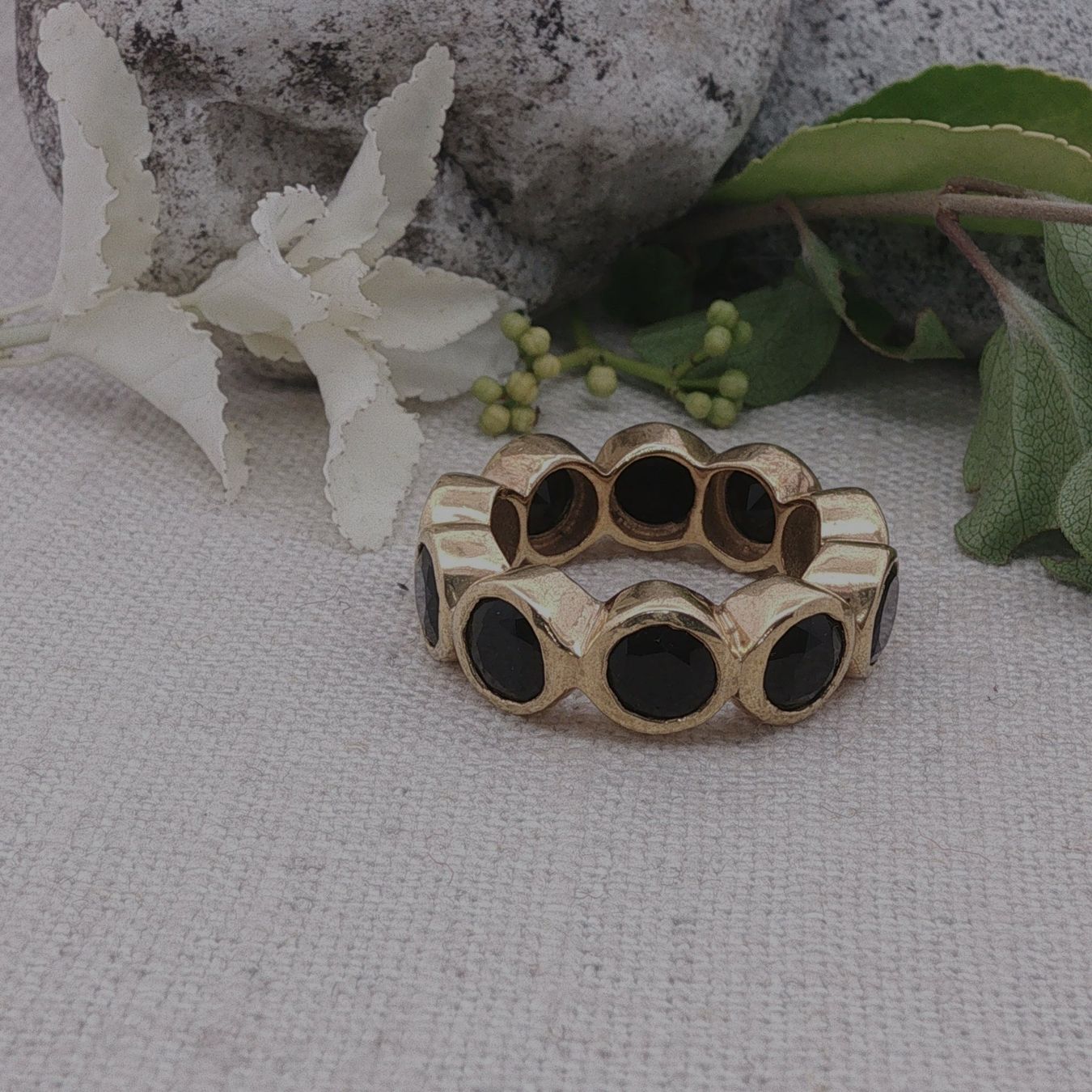 Olga Ribler Anelli: Memory Ring ONYX , Sterling Silber 925 – Grösse 55 – Nuovo (secondo la descrizione) da Luzern venduto da Schmuckoutlet 6