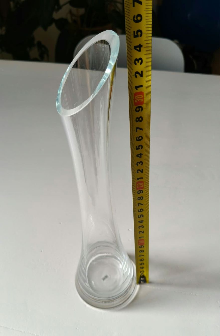 Vasen & Gefässe: Glas Vase TCM 35 cm – Gebraucht aus Winterthur von Arkadii 1