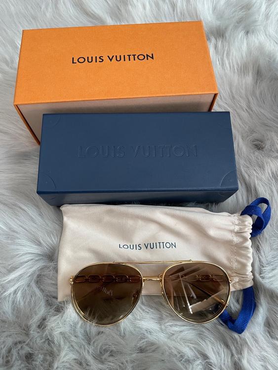 Louis Vuitton My lv chain pilot sunglasses (Z1539W)