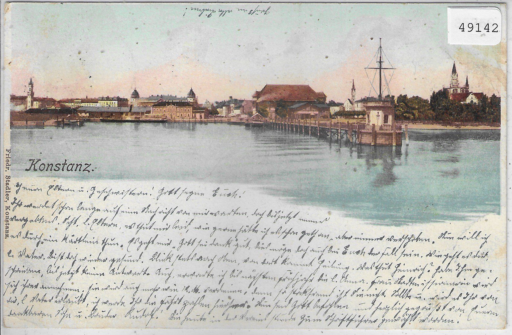 Cartes postales: Konstanz - Hafen – D'occasion à Ettingen par Kartenplanet