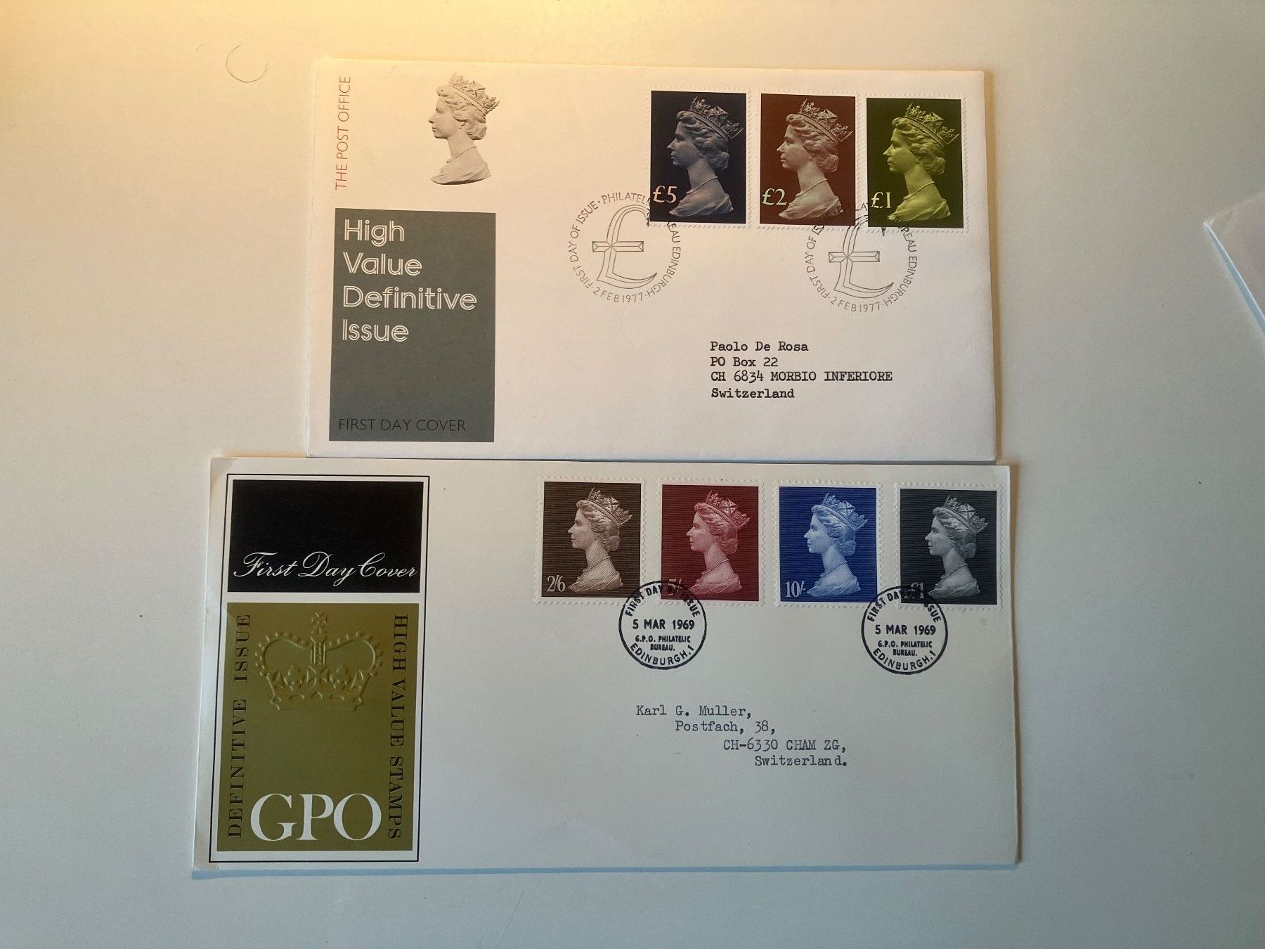 Tutti i francobolli: 4 Bessere FDC England – Usato da Baar venduto da Ramona10 1