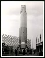 Fotografie USIS Photo, Missile Blue Stre