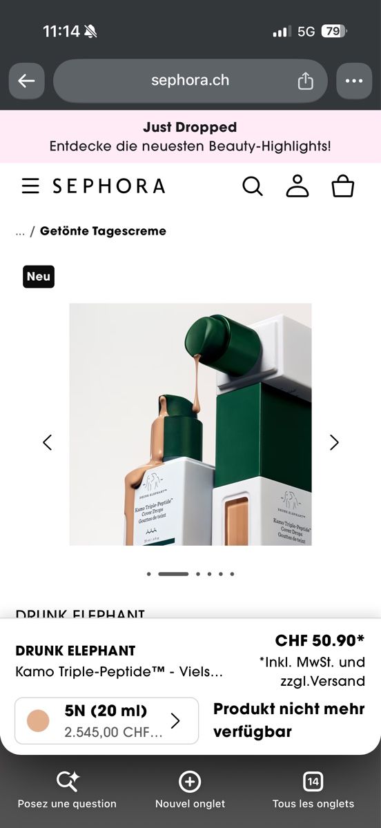 Make-up: Drunk Elephant Kamo Triple-Peptide 5N – Gebraucht aus Missy von meduse18 1