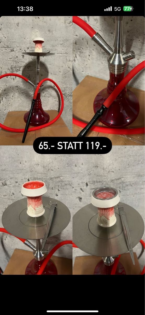 Wasserpfeifen: Aladin MVP Shisha voll Set – Neu (gemäss Beschreibung) aus Kriens von Delikanli1 1