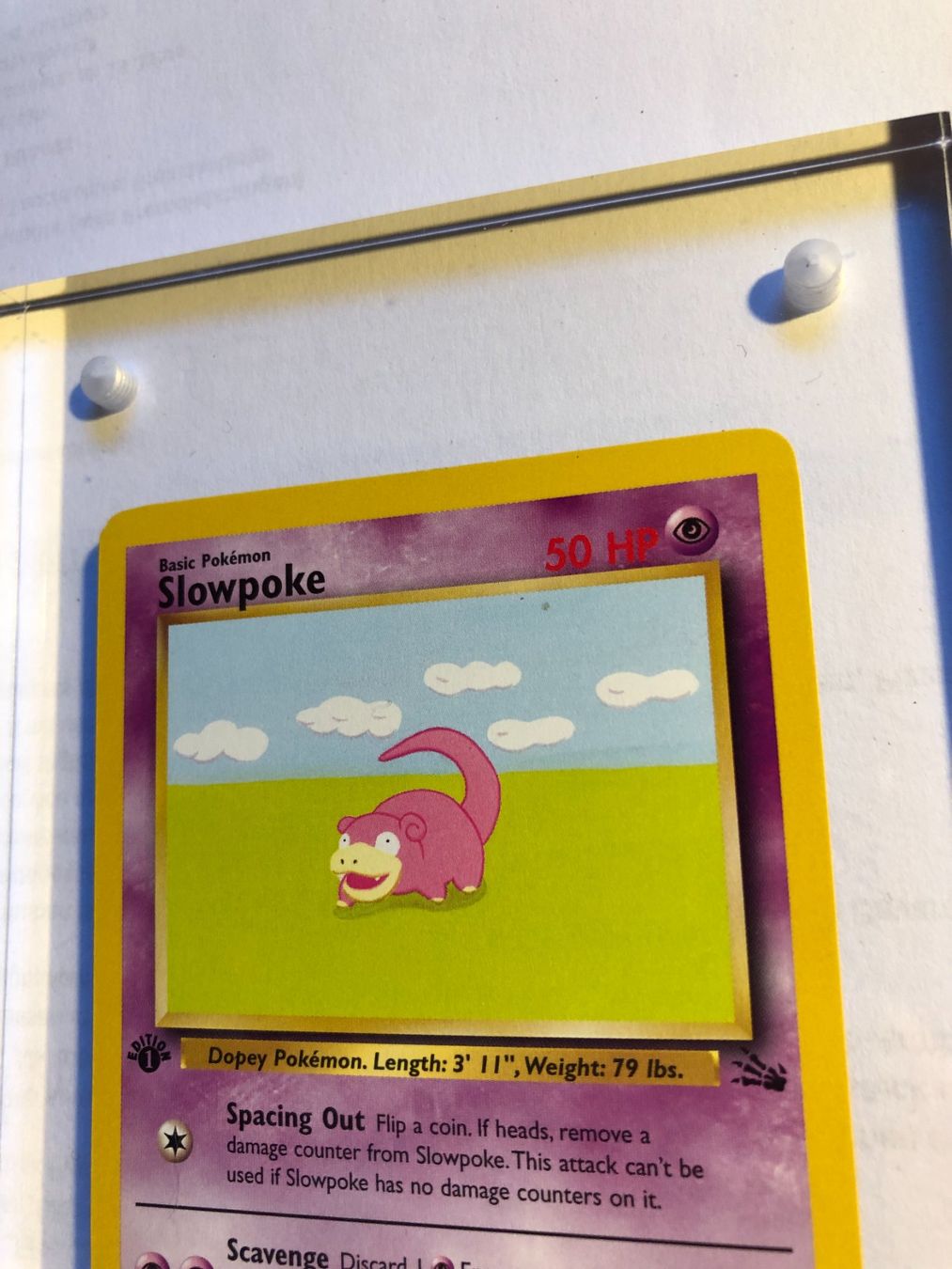 Carte collezionabili: Slowpoke 1st Fossil - MINT - ab 1.- – Usato da Giubiasco venduto da dan_pr8b 3