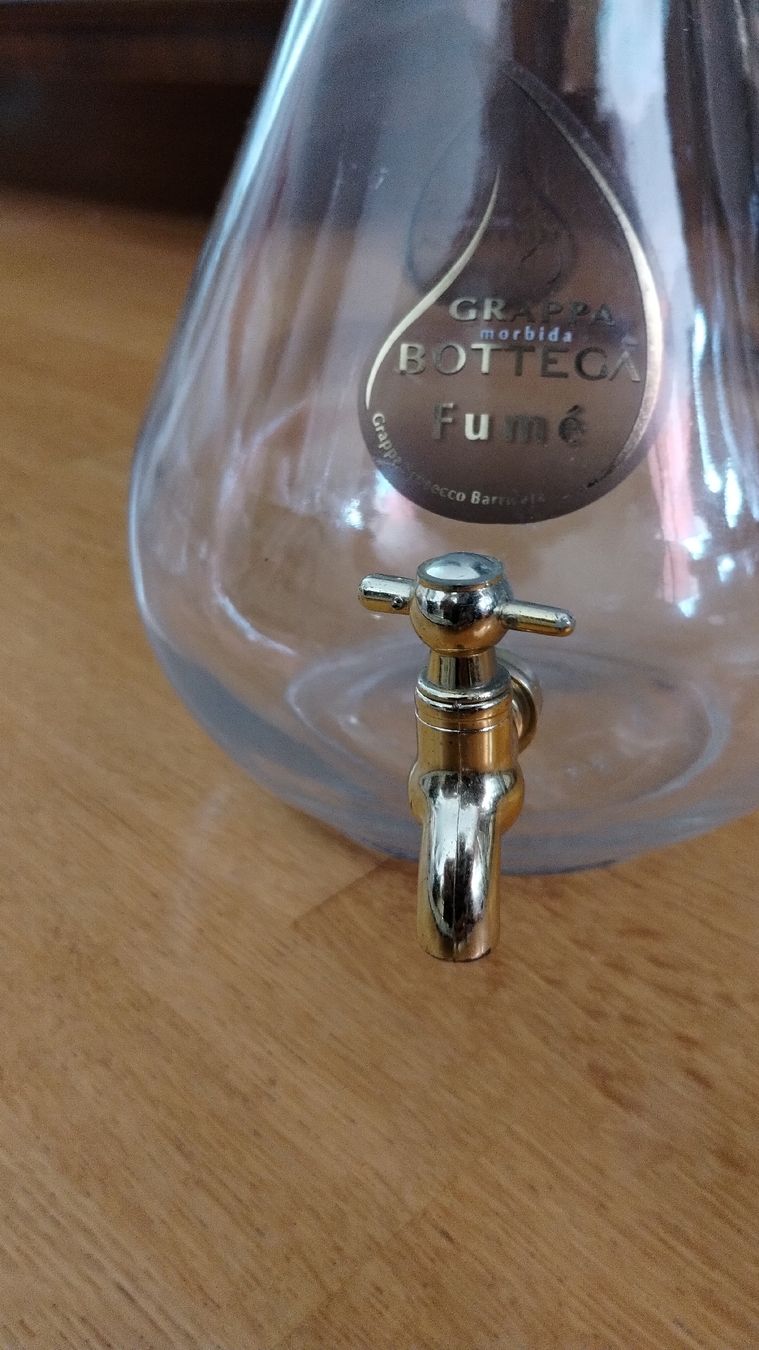 Altro in Stoviglie & Bicchieri: Grappa Bottega Glasflasche mit Zapfhahn – Usato da Bern venduto da Jihman 5