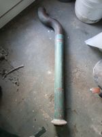 Kupfer-Rohrbogen mit Flansch, gebrauchter Zustand 