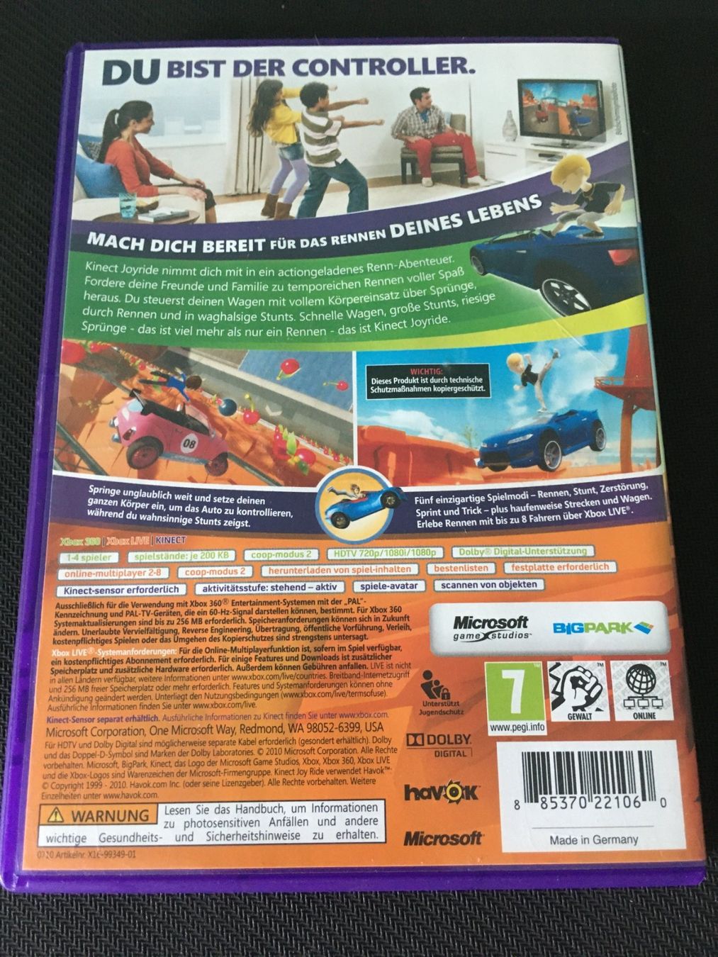 Microsoft Giochi: Kinect Joy Ride für Xbox360 – Usato da St.Gallen venduto da MedienJoe 1