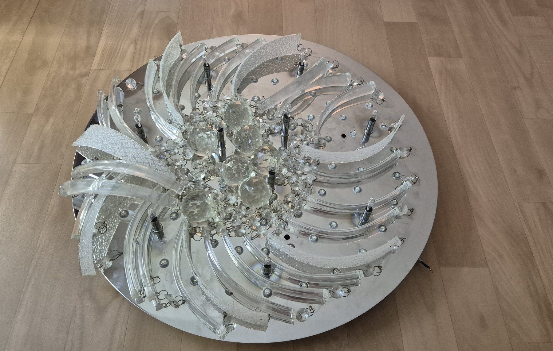 Lampadari & plafoniere: Elegante Deckenleuchte mit Kristallen – Usato da Buchs SG venduto da liz_8qvn 2