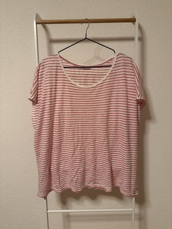 Nile T-Shirt weiss/rot Gr. XL