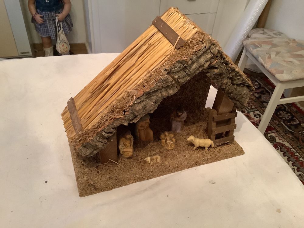 Weihnachtskrippe mit Figuren Kaufen auf Ricardo
