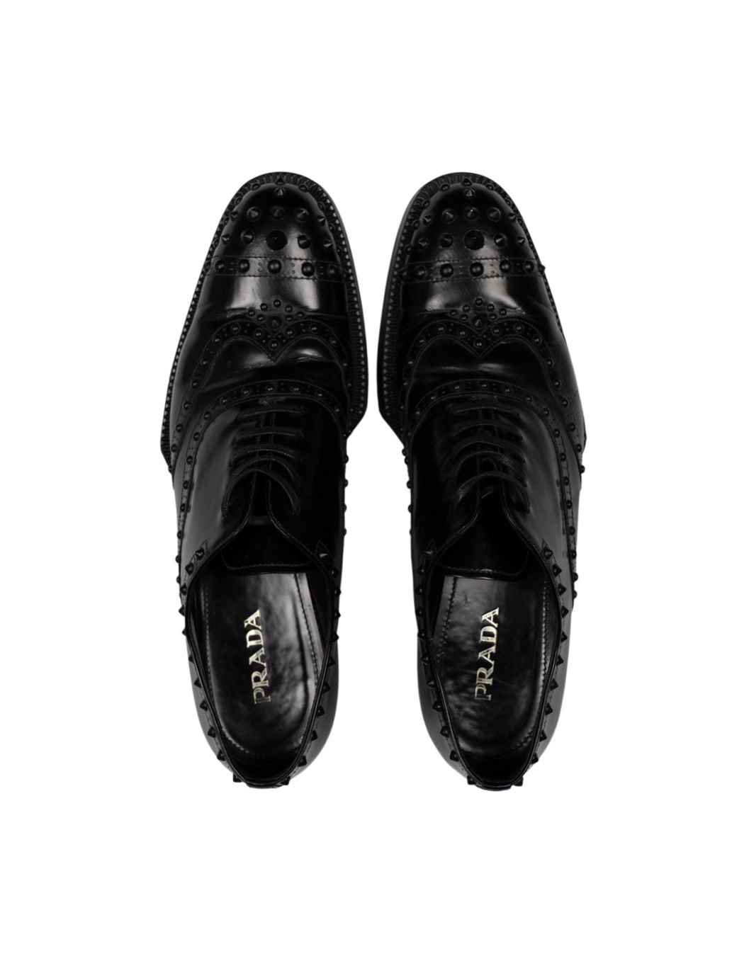 Herrenschuhe: Prada FW09 Studded Leather Spike Derbys – Gebraucht aus Thierachern von n.webl 3