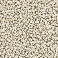 MIYUKI Rocailles 11/0 – Galvanisiertes Silber (11-91051)