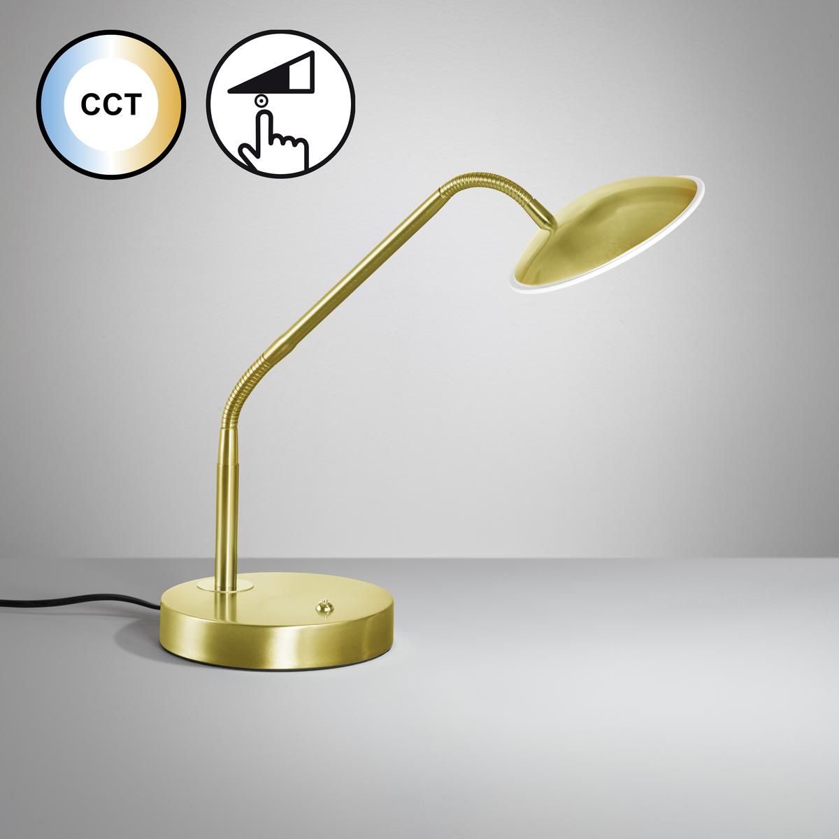 Lampade: LED Tischleuchte, Messing, 60 cm Höhe – Nuovo (secondo la descrizione) da Kreuzlingen venduto da Smart-Light