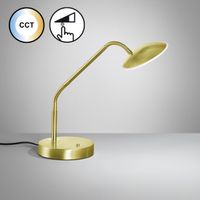 LED Tischleuchte, Messing, 60 cm Höhe