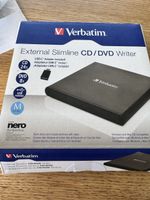 Verbatim External Slimline CD/DVD Writer USB neuwertig