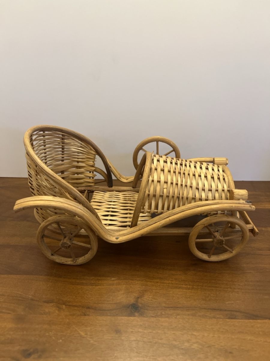 Tutte le decorazioni: Rares Deko Rattan Auto, Vintage – Usato da Altdorf UR venduto da JanAil 2