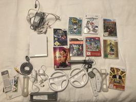 Wii RVL-001 mit 9 Games und Zubehör