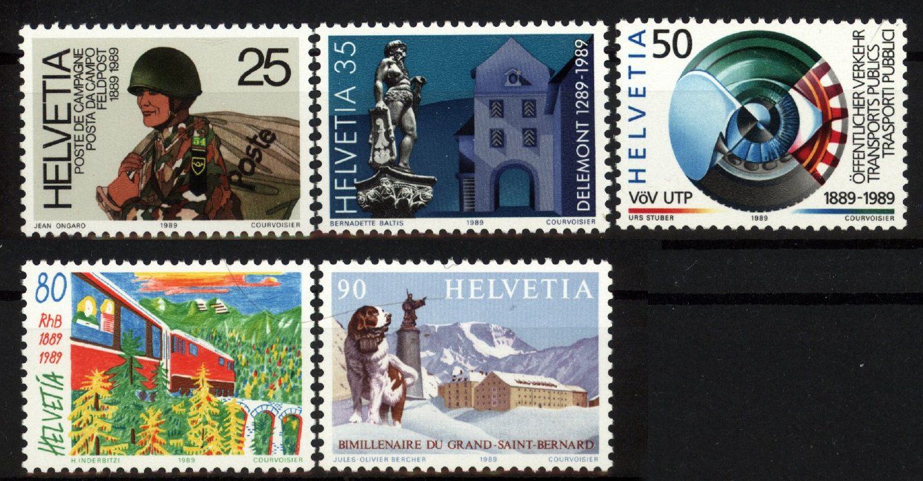 Tutti i francobolli: 1989, Sondermarken I ** – Usato da Willisau venduto da Vollstempel