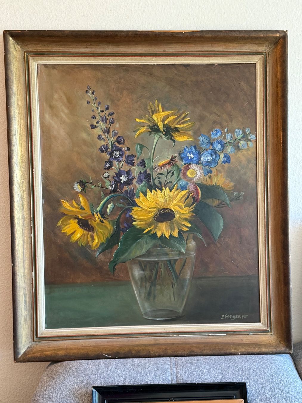 Dipinti: E. Grossglauser Wunderschön Original Gemälde – Usato da Basel venduto da PAUL_ART 1
