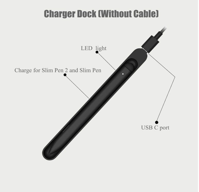 Microsoft Penna & Evidenziatori: Surface Slim Pen mit Ladegerät Dock Kompatibel mit Slim Pen – Usato da Weinfelden venduto da SEYBOY 2