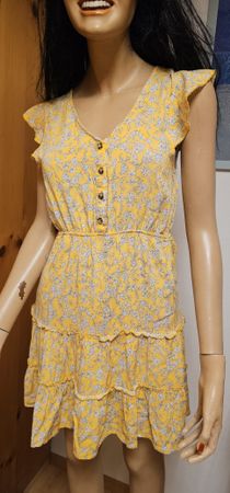 Sommerliches Kleid von Chicorée, Grösse M, Gelb
