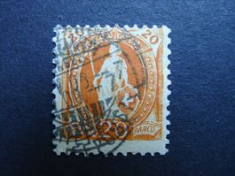 1895 Nr. 66D Zähnung stark nach unten verschoben