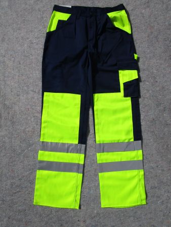 Bundhose Engel Warnschutz 2605-425-638 marine leuchtgelb 60