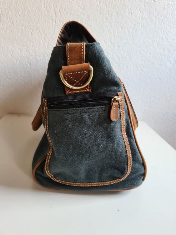 Gusti Leder Studio Tasche Leder Canvas | Acheter sur Ricardo