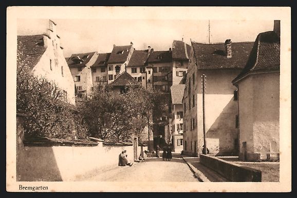 Cartoline postali: AK Bremgarten /AG, Strassenpartie – Usato da Berlin venduto da bartko-reher