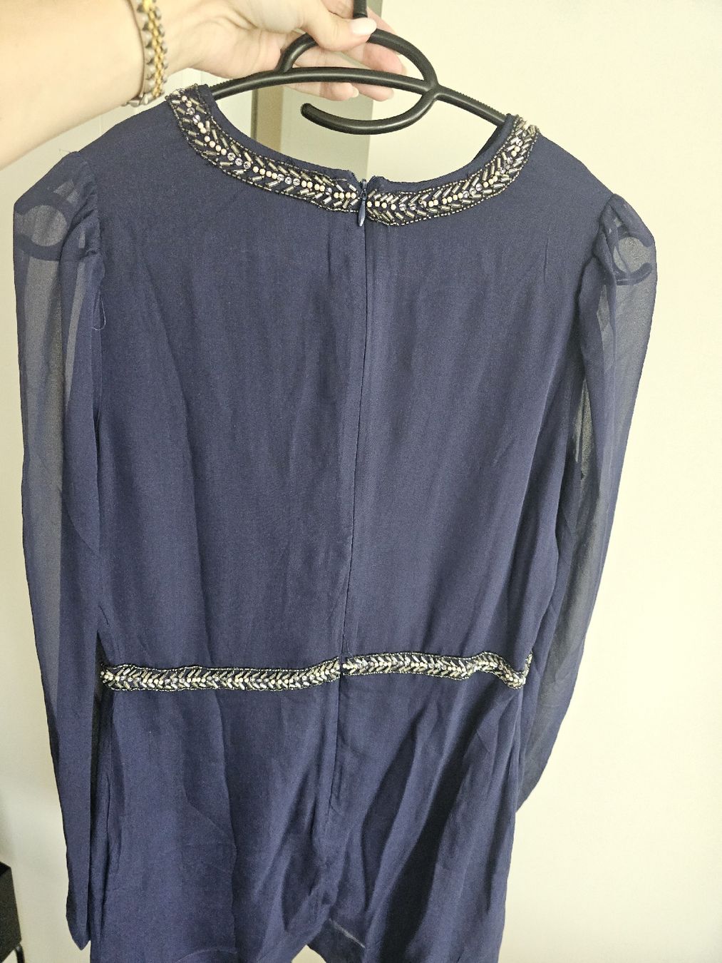 French Connection Vestiti: French Connection Kleid, Gr. 34, blau mit Schmucksteinen – Nuovo e nell'imballaggio originale da Aesch ZH venduto da _tigerlily_ 3