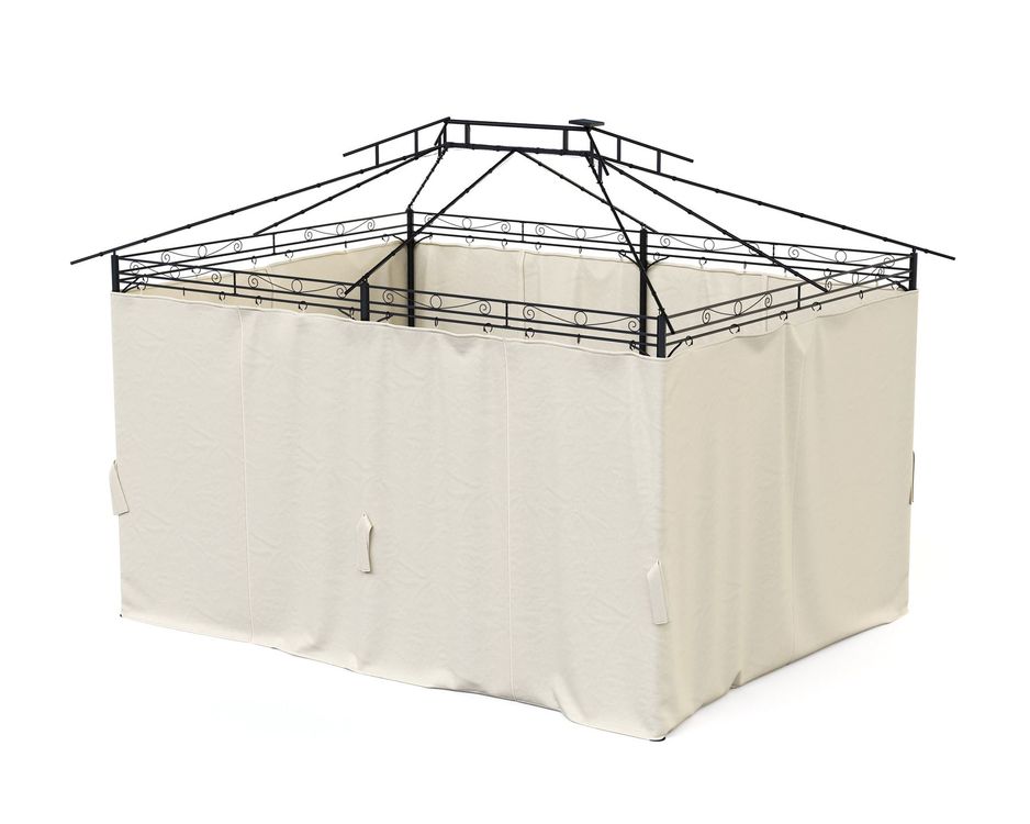 JANCANOPY Seitenwände Für Pop-Up-Baldachin - 3x Seitenwände + Tür, 2x3m, Wasserdicht & UV-Schutz
