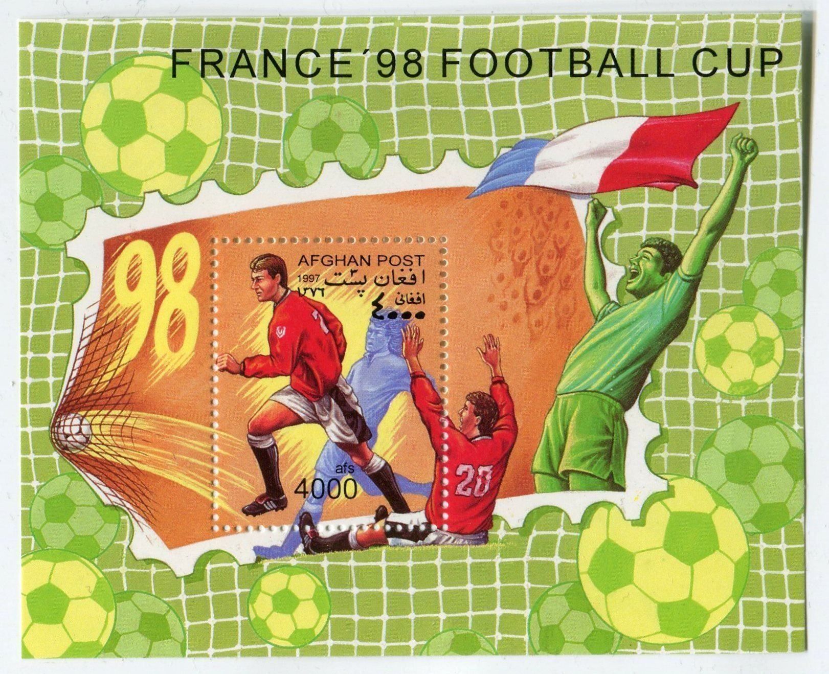 Alle Briefmarken: Block "Fussball". Afghanistan. – Neu und originalverpackt aus Basel von Butsch5